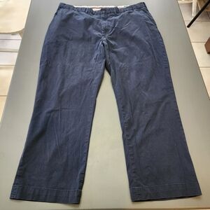 Vtg Polo Ralph Lauren Golf Pants Mens 42X30 Navy Cotton Stretch Twill Preppy